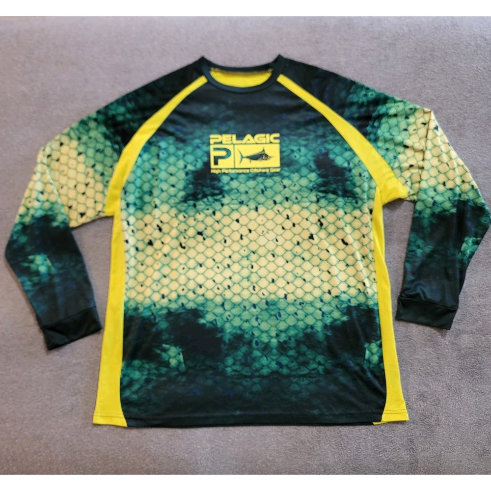 Pelagic Vapor Tek UPF50+ Protection High Performance Offshore Fishing‎ Gear 2XL
